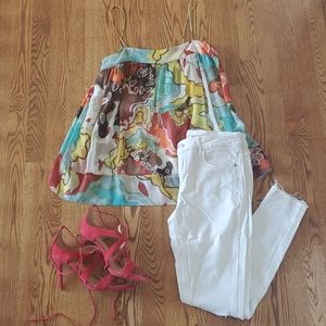 Diane Von Furstenberg Flowey Blouse